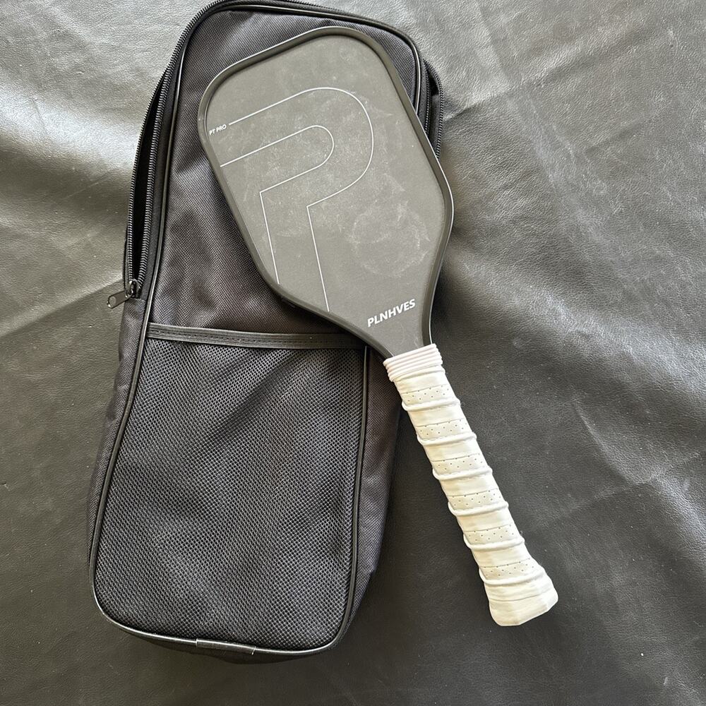 PLNHVES PT PRO Pickleball Training Paddle for Skill Development black